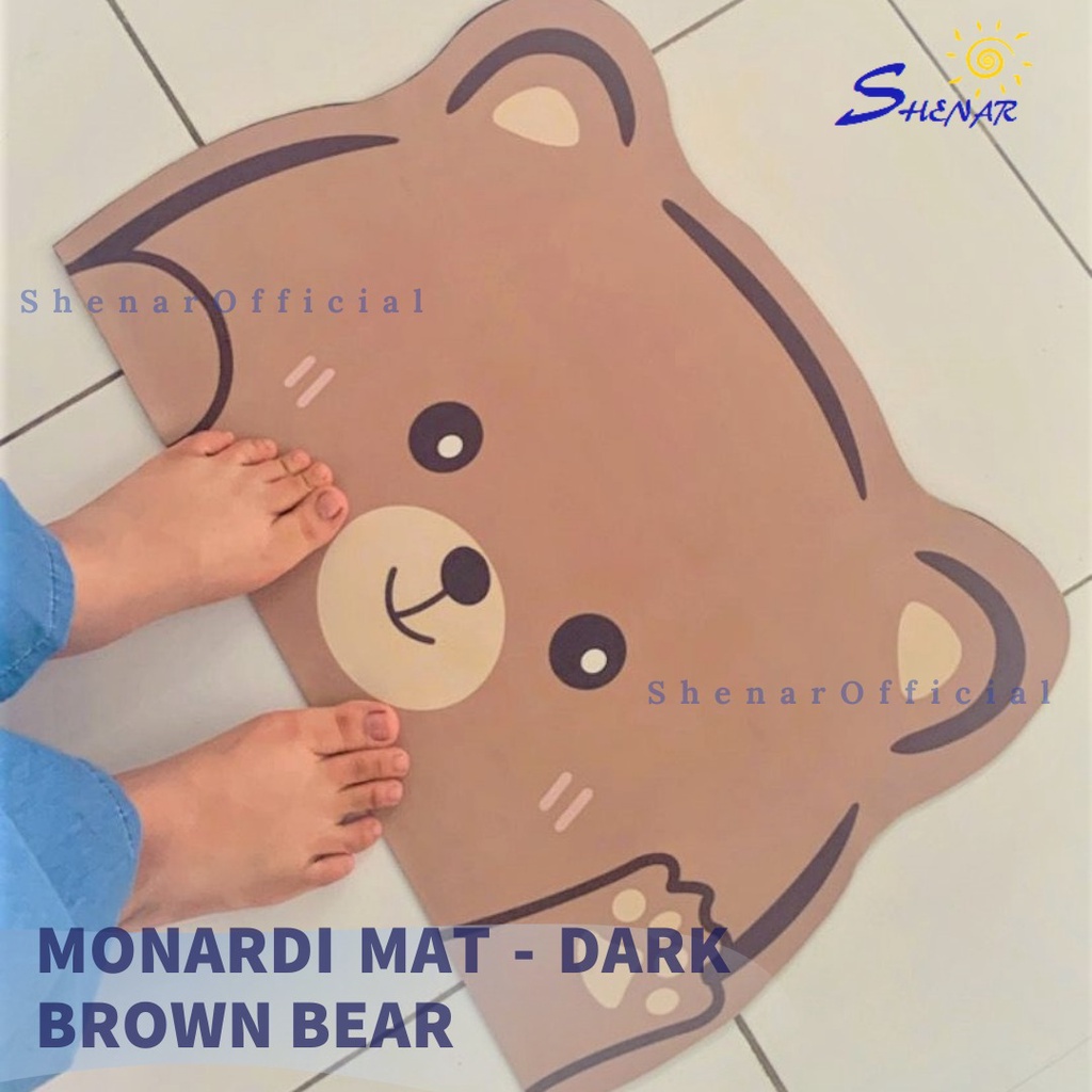 SHENAR, KESET KAMAR MANDI DIATOMITE ANTI SLIP / KESET PREMIUM ANTI BAKTERI DAN MENYERAP AIR MAKSIMAL / KESET MONARDI - SHENARCORNER168