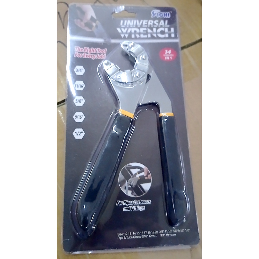 Bisa COD Kunci Pas Multifungsi 8 in 1 Adjustable Hexagonal Wrench - Mnycxen UW81