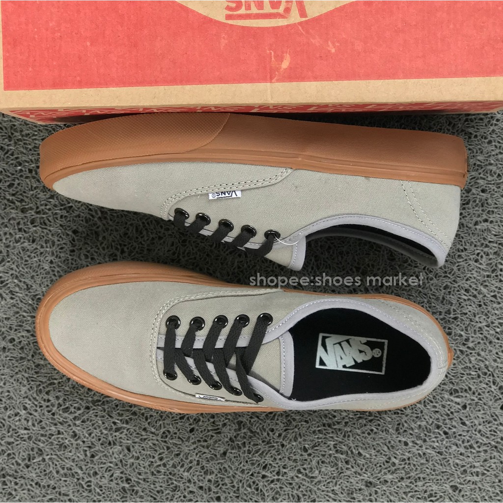 OBRAL SEPATU VANS AUTHENTIC GREY GUM