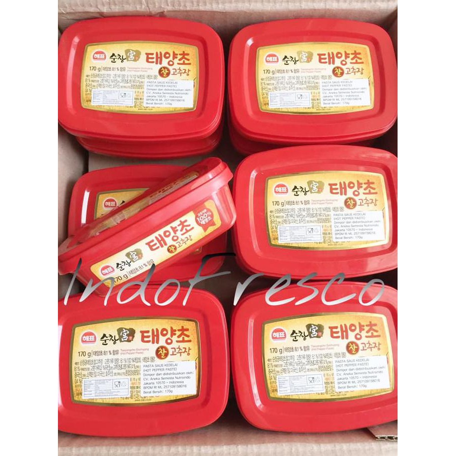 

Mmbon645- Sajo Gochujang / Sambal Pasta Korea/ Hot Pepper Paste- 170Gr 968C