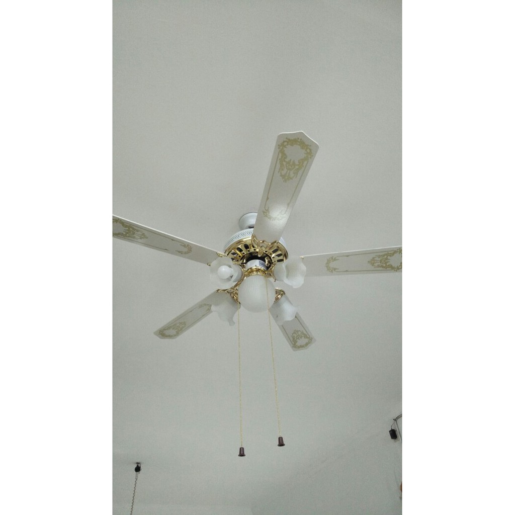 Ceiling Fan Uchida 52 inch 5 Lampu Uchida CF 110 (Putih)