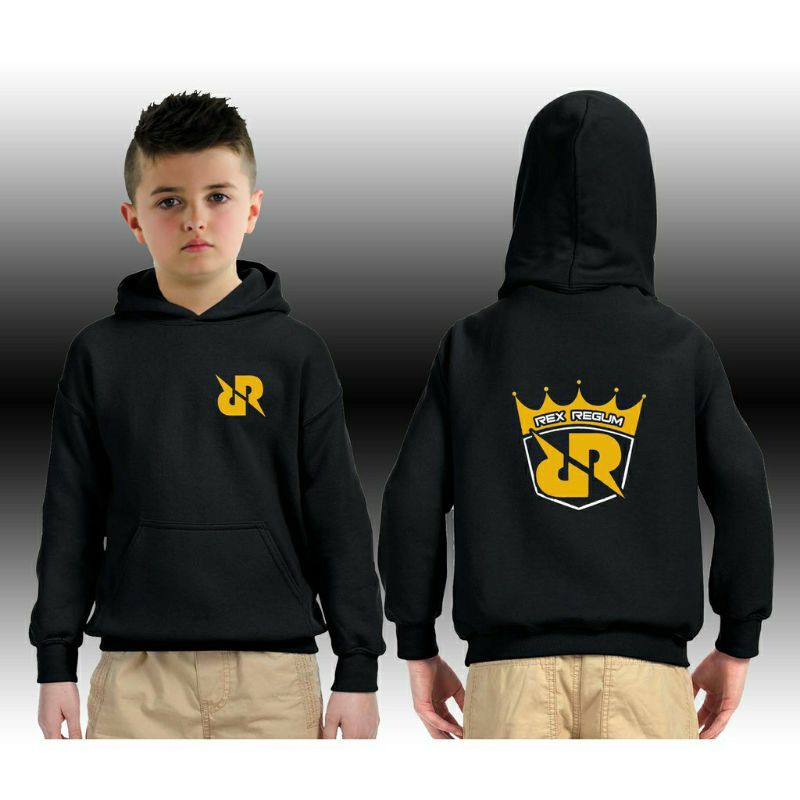 Cod/bayar ditempat Jaket Hoodie anak Esport team RRQ jaket game anak-anak
