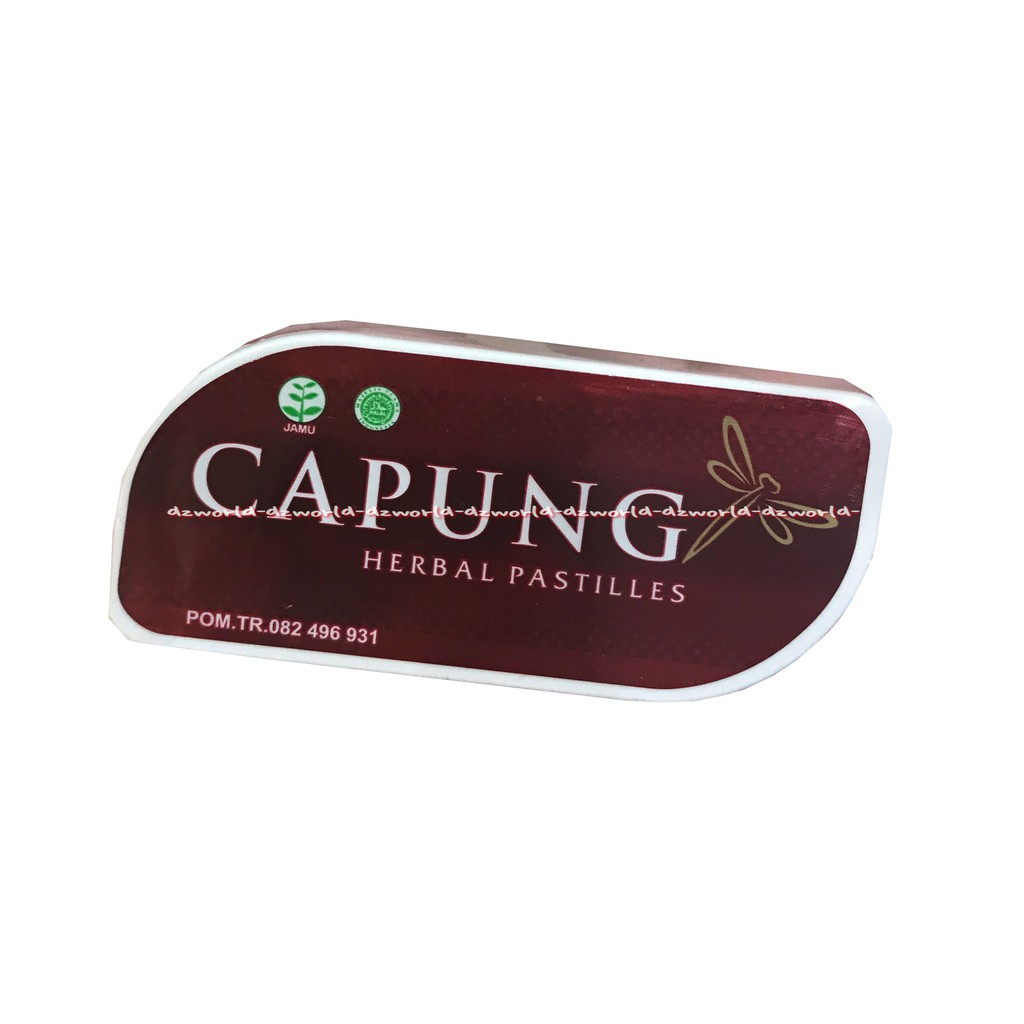 Capung Herbal Pastilles 7gr Permen Hisap Meredakan Batuk Cappung