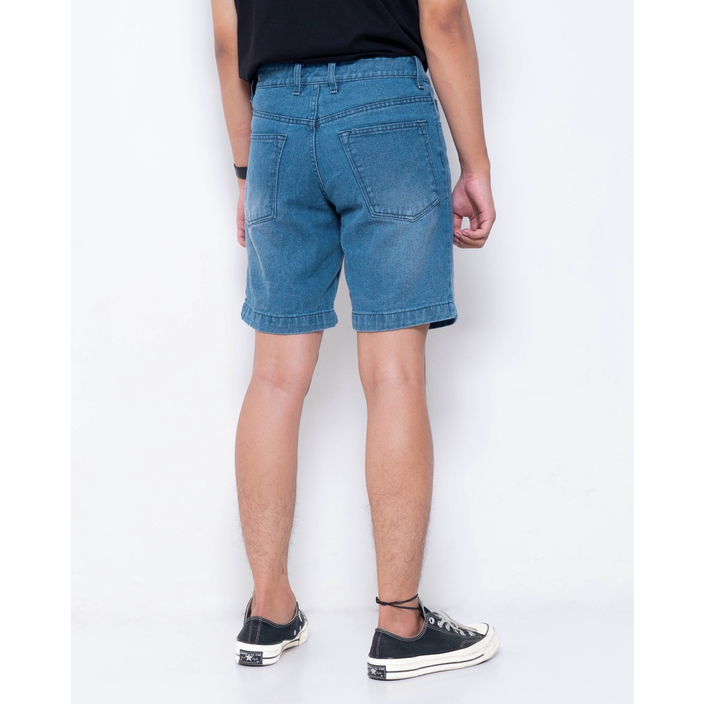 PLAIN Short Denim Washed - Classic Blue Washed