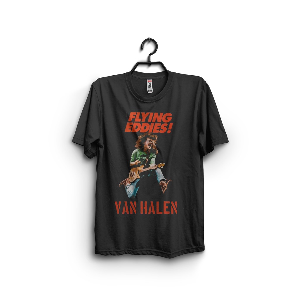 Kaos Band Van Halen Flying Eddies - Original Gildan  Shopee Indonesia