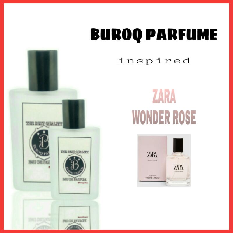 PARFUM WANITA WONDER ROSE WANGI BUNGA LEMBUT TAHAN LAMA CEWEK ELEGAN INSPIRED BY ZARA