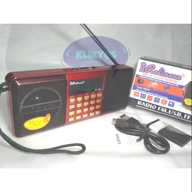 Speaker Radio USB  ROLINSON RL-4028 mp3 player