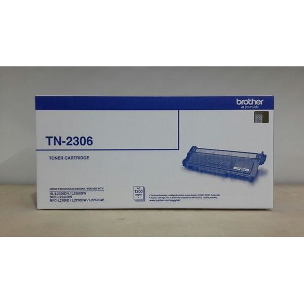 Toner Brother TN-2306 100% ORIGINAL untuk laserjet L2700/2360/ dll