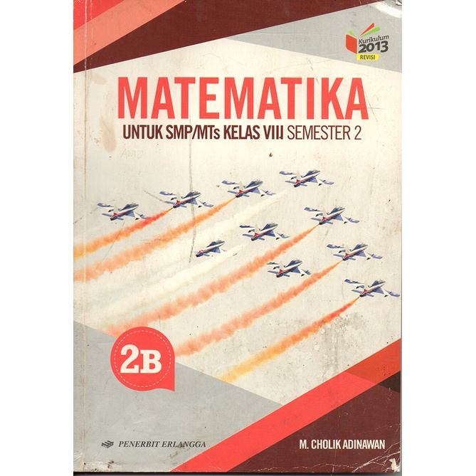 

Buku Matematika 2B Kelas 8 SMP Erlangga