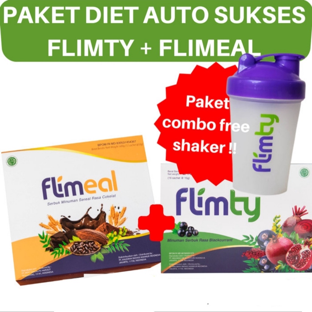 

FLIMEAL BY FLIMTY FIBER BPOM HALAL 1 BOX DIET DETOX | FLIMTI PENGGANTI MAKAN ANTIOKSIDAN