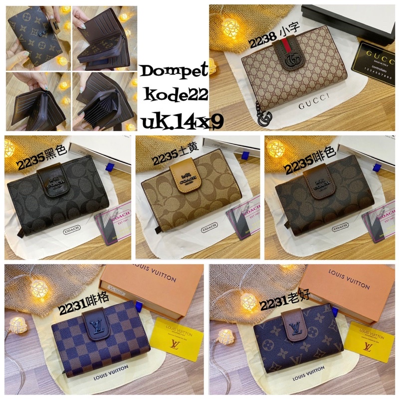 Dompet lidah kecil/ dompet import/ dompet premium/ domet kartu/ dompet cewek import