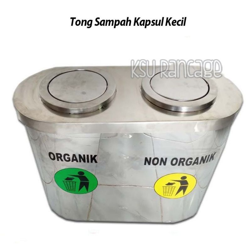 Tong Sampah Kapsul Kecil