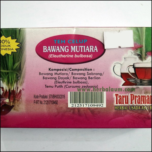 

Teh Celup Herbal Bawang Mutiara