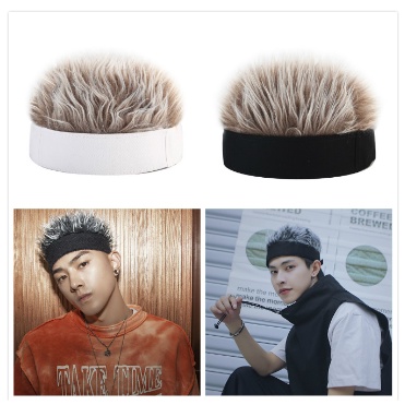 XIJING1 Fashion Topi Wig Rambut Palsu Pria Cowok Pendek Anime Cosplay Simulasi Eropa Dan Amerika