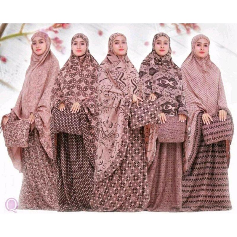 MUKENA BATIK BALI / MUKENA BATIK BALI JUMBO / MUKENA BATIK BALI RAYON ADEM / MUKENA TERBARU 2022 KEK