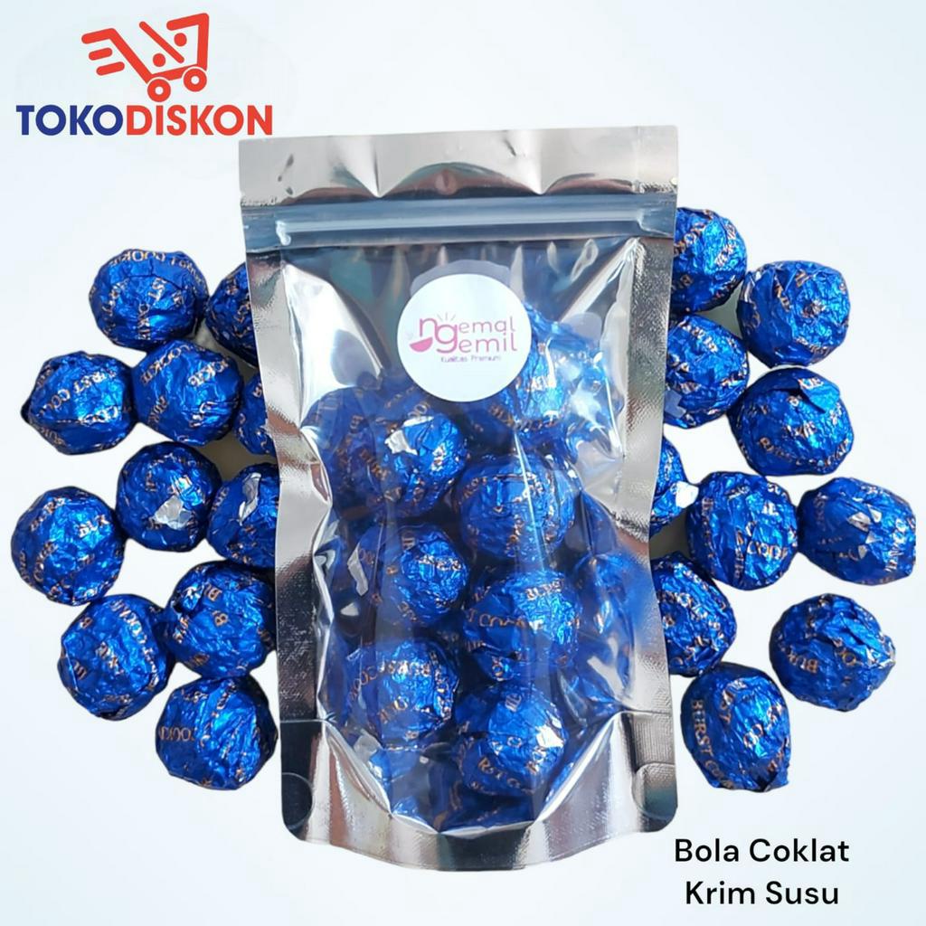 

Bola Coklat Cookie Krim Susu Cookie Wafer Ball With Milky Cream Kualitas Premium