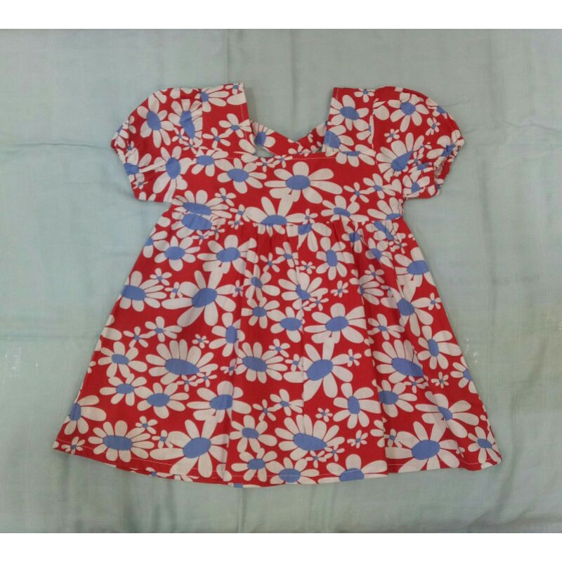 Dress Merah Bunga