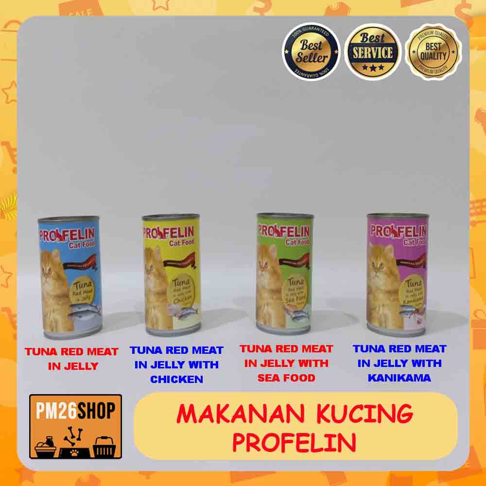 Makanan Kucing Cat Food Kaleng Profelin 400gr