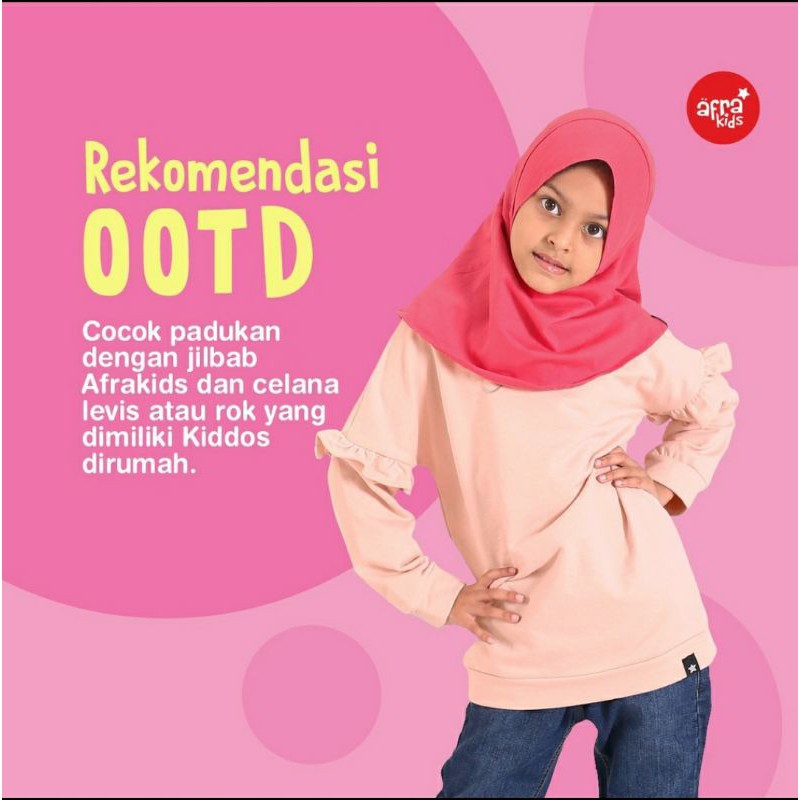 SWEATER anak by Afrakids SA001-Baby Pink