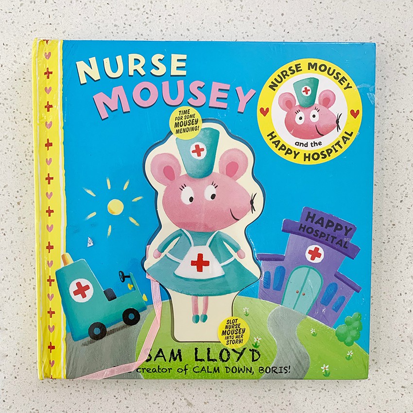 NURSE MOUSEY BEST SELLER BUKU ANAK IMPORT STORY BUSY ACTIVITY BOARD BOOK BBW