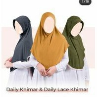 Preloved PL & New Daily khimar Daily Lace Daily instan Atelier Angelina