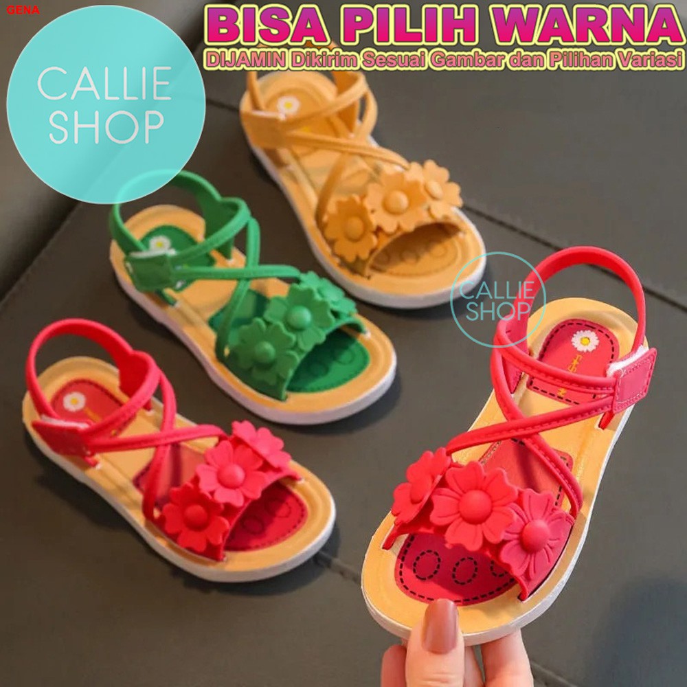 Sandal Anak Perempuan Jelly Tali 3 Bunga Style Korea 8330+5 KCTLXBGA3