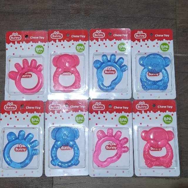 Lusty Bunny Water Filled Teether / Mainan Gigitan Bayi 3m+  BPA FREE ADT0008