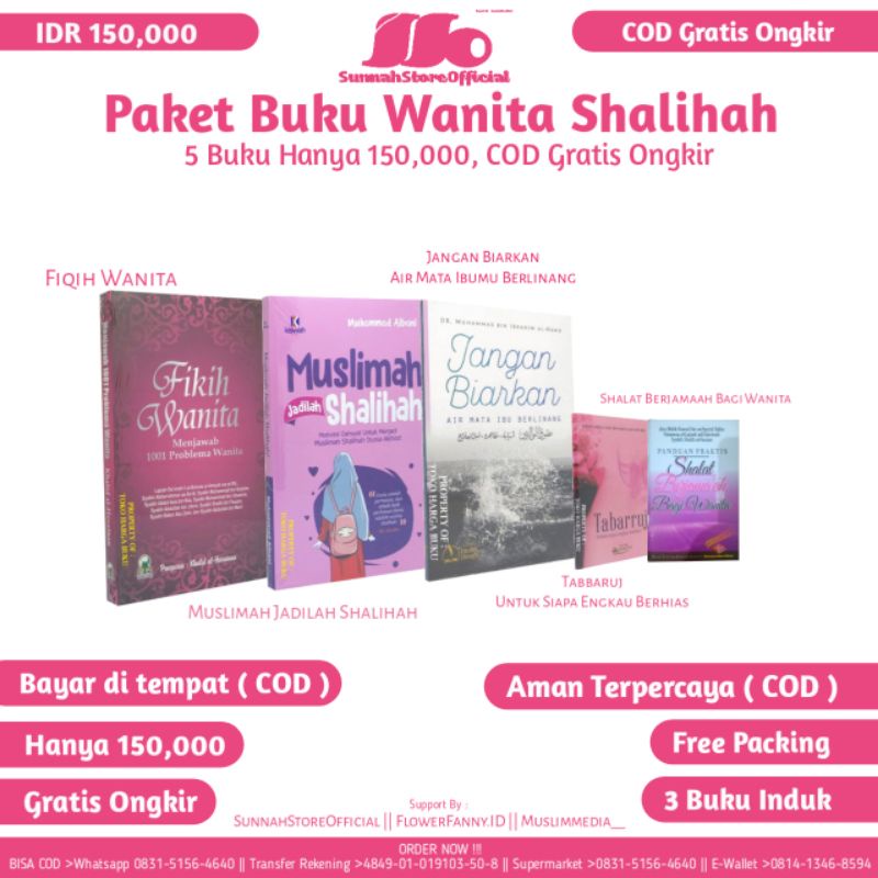 

Paket buku wanita Shalihah