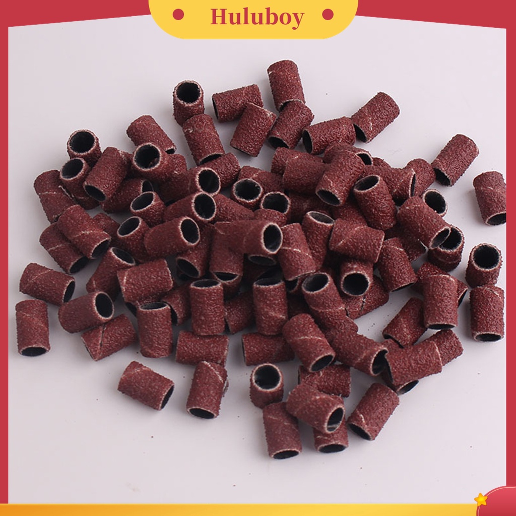 Huluboy Huluboy♡ 100 Pcs Cincin Bor Elektrik Tahan Lama Untuk Salon Kuku