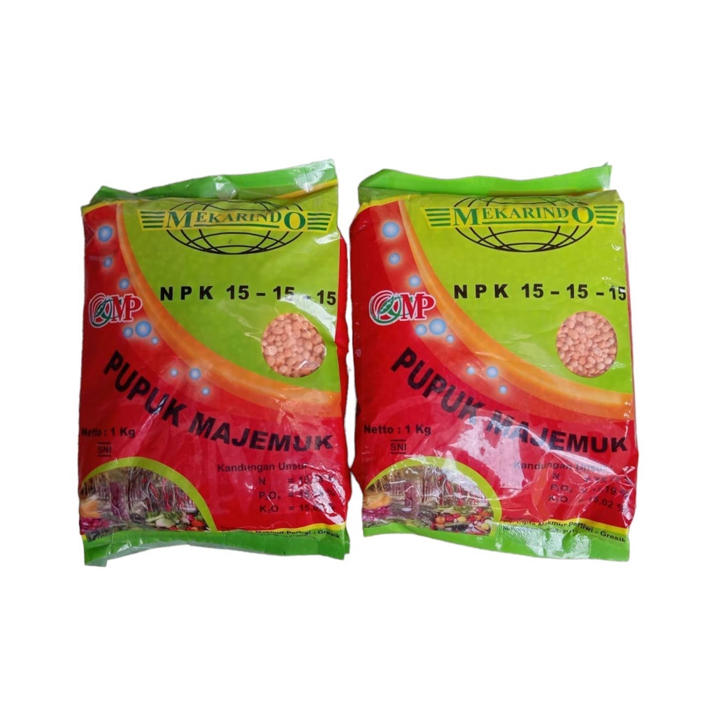 Pupuk NPK 15-15-15 Mekarindo 100% Original