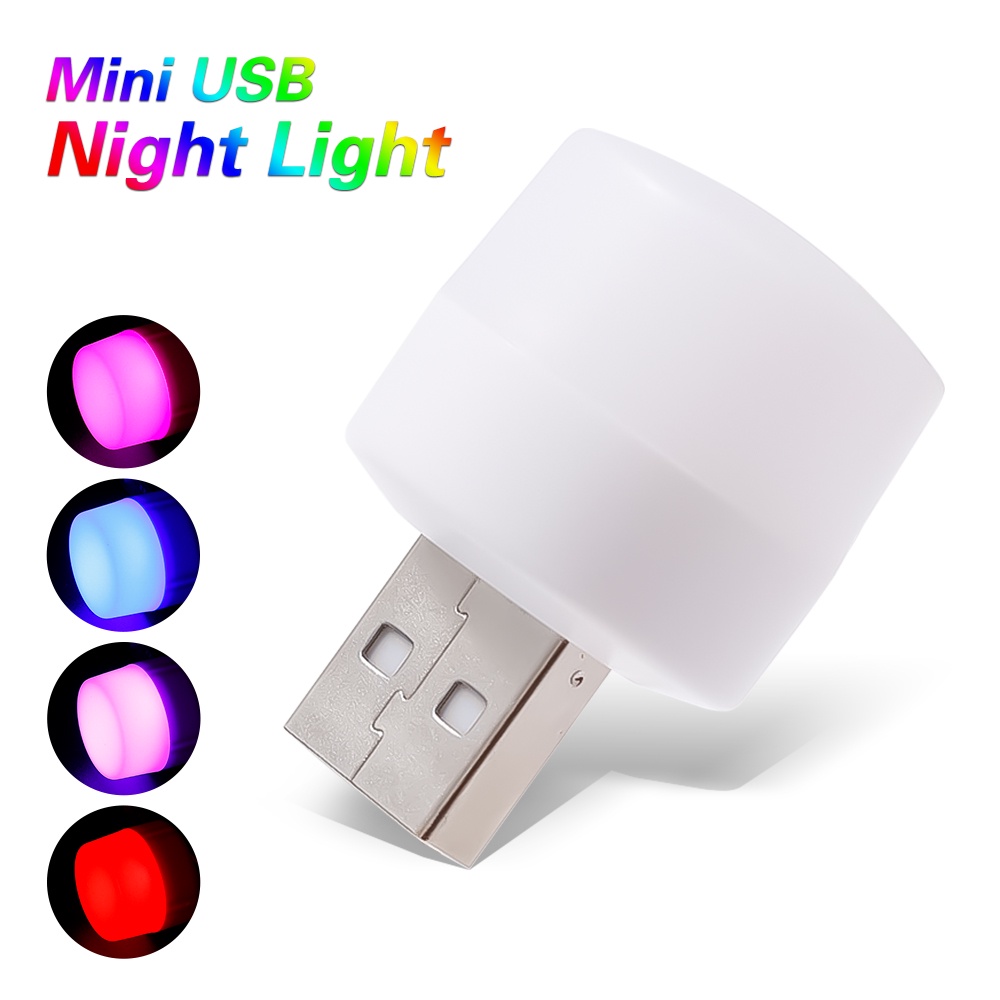 Lampu Malam Led Mini Portable Hemat Ruang Dengan Port USB Untuk Tangga / Koridor / Kamar Anak