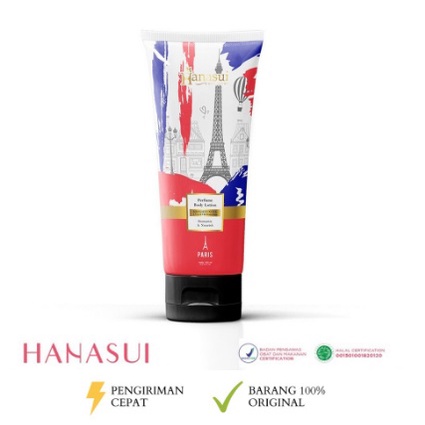 ✨SHASYA✨ HANASUI BODY LOTION PARFUM PARIS SIDNEY TOKYO 180 ML BRIGHTENING SKIN