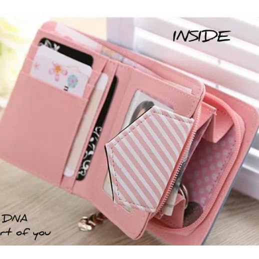 Dompet Mini Kecil Pastel Korea Anak Remaja Wanita Kado Ulang Tahun Sale R33B