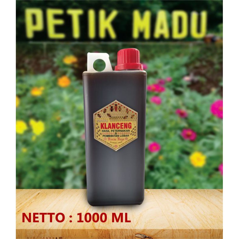 

Madu Klanceng ASLI 1.000ml(1 ltr) Kemasan jerigen