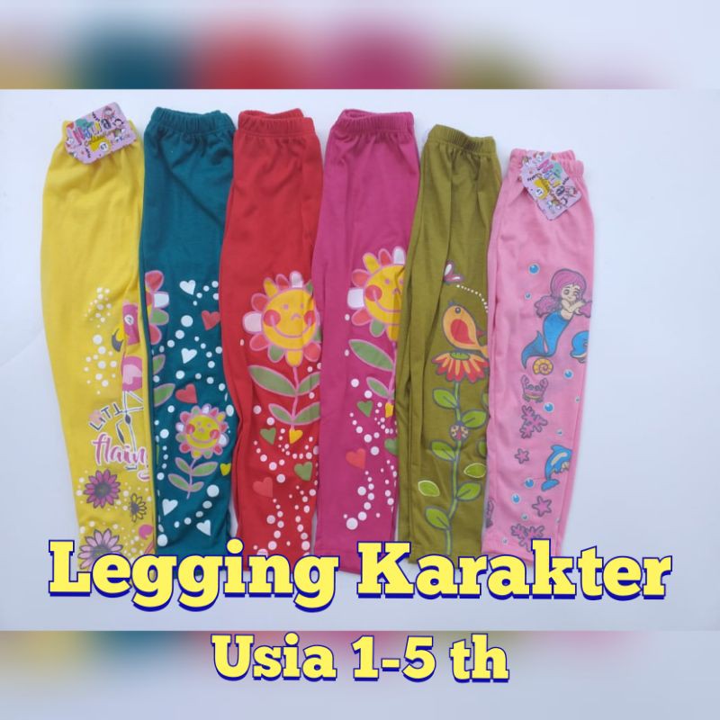 (COD) Legging Karakter (usia 1-5 th)