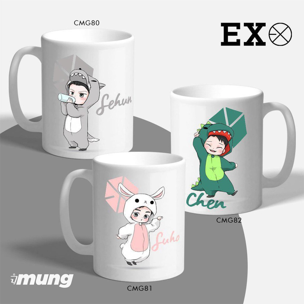 Custom Mug Premium Berkualitas Desain  Bebas EXO  SERIES Shopee Indonesia