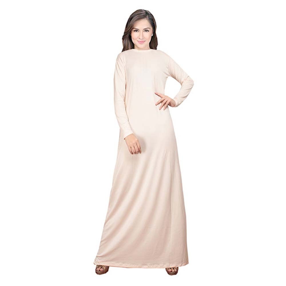 Dalaman inner manset lengan panjang untuk gamis spandek halus polos daleman baju gamis dan kaftan
