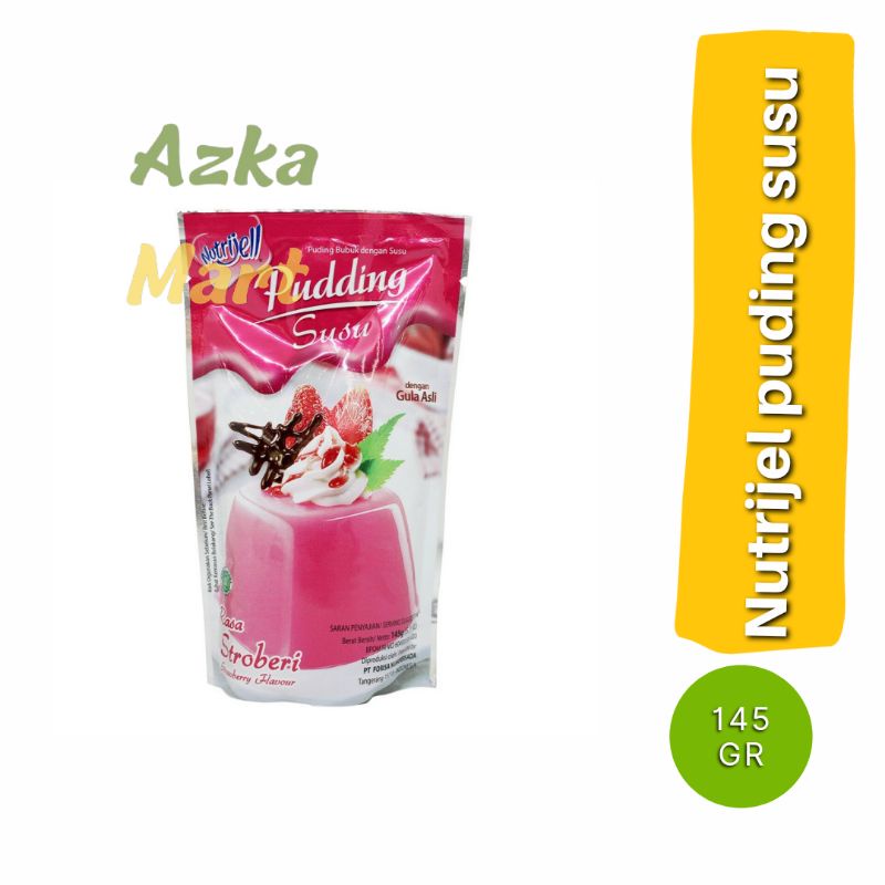 

nutrijel puding susu strawberry 145 gr