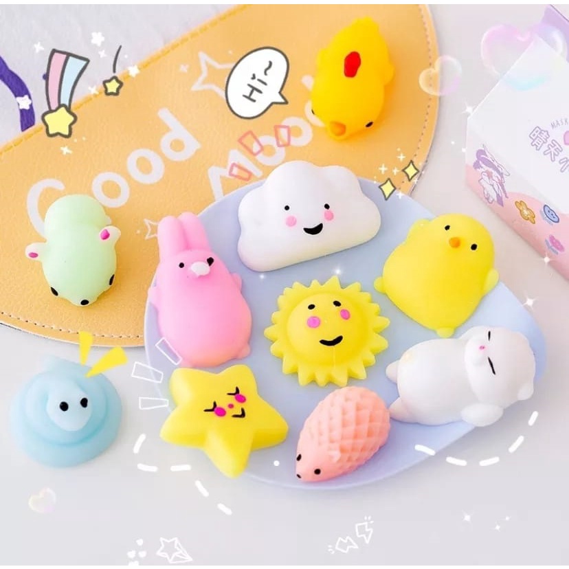 Mainan Squishy Mini Karakter Binatang Lucu Pilih Karakter Kesukaan mu