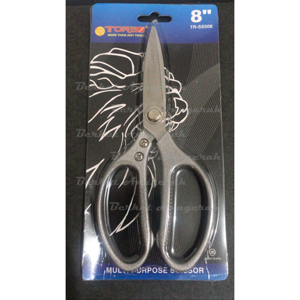 

Gunting Serbaguna 8" SS Gunting Dapur Kain Kertas PVC Sheet Kulit