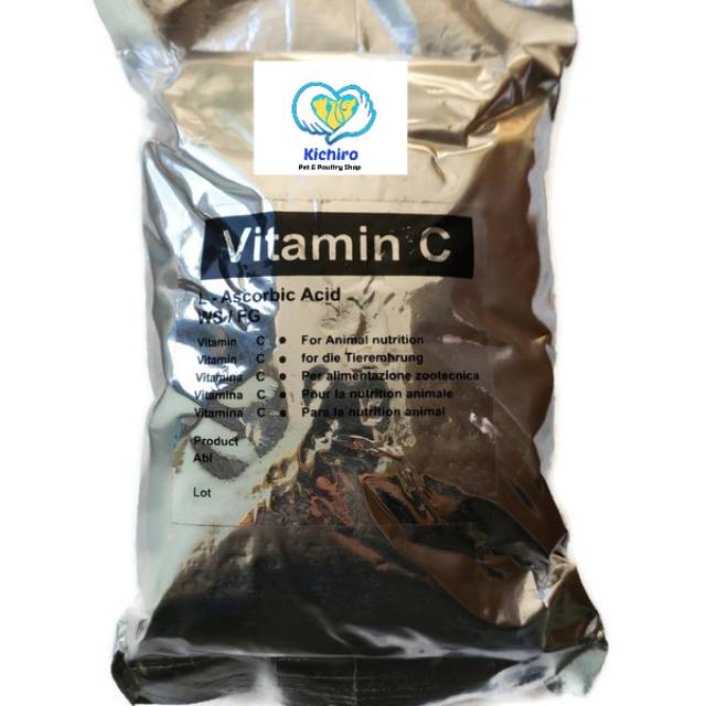 Vitamin C Ternak / Hewan Vit C Ayam Sapi 1 Kg Ascorbic Acid