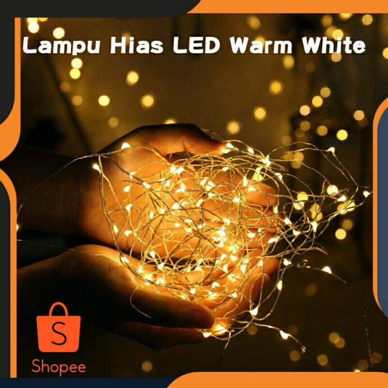 Lampu LED kawat WARM WHITE special 1 METER HIGH QUALITY