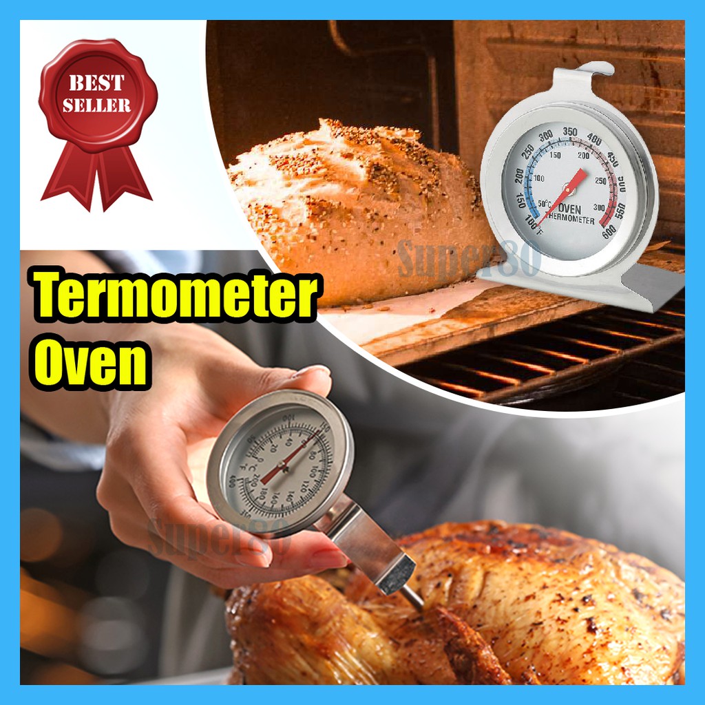 Termometer Oven Stainless Thermometer Makanan Minuman Masak Dapur Kitchen Food BBQ Probe Stik Tusuk