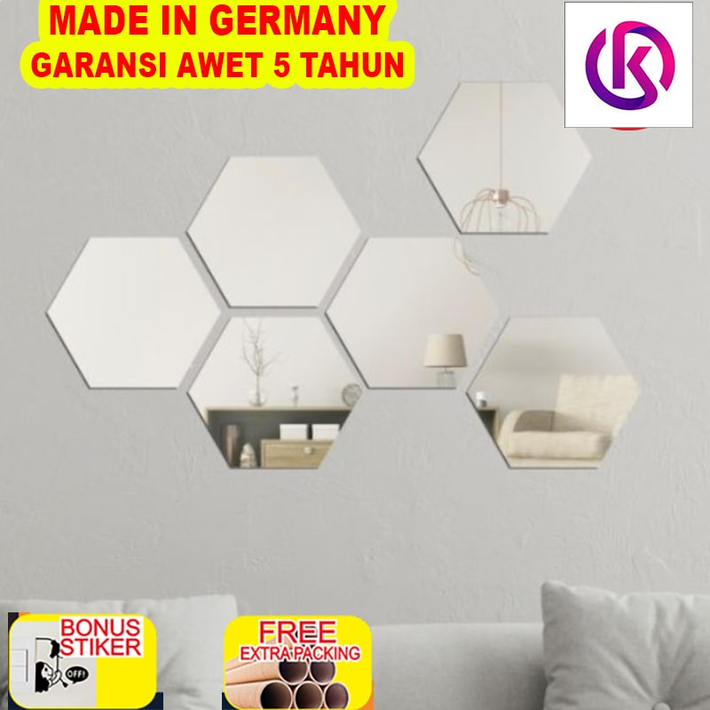 

Grosir Hexagon | Sticker Dekorasi Dinding Mirror Acrylic | Dekorasi Hiasan - 24x20 Rosegold