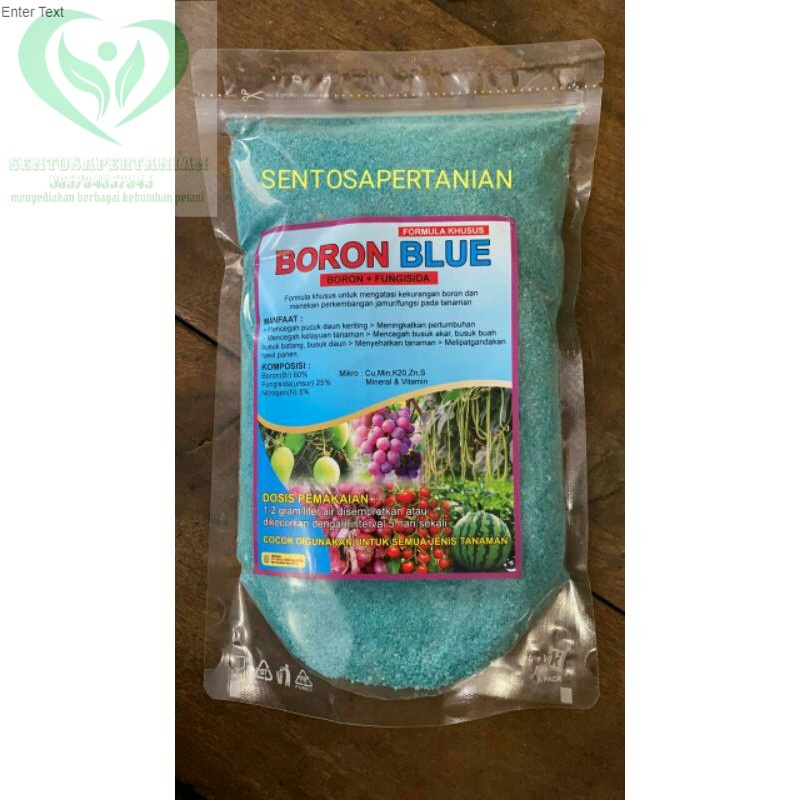 pupuk dan fungisida BORON BLUE 1kg