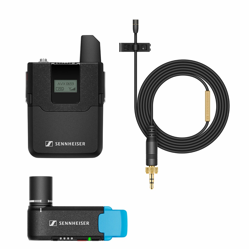 Sennheiser AVX-MKE2 AVX MKE2 SET Digital Camera-Mount Wireless Omni Lavalier Microphone System