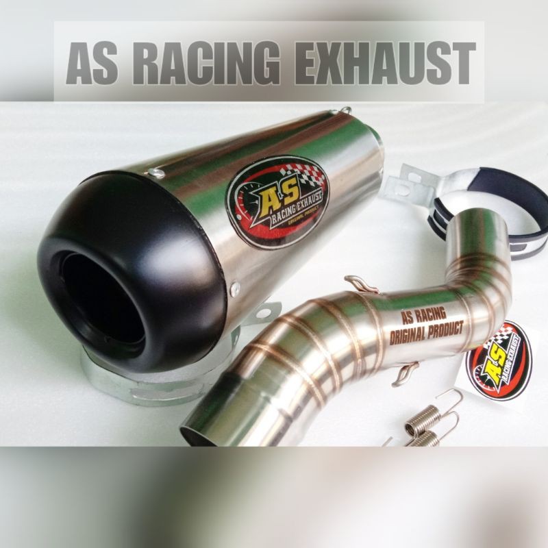 Knalpot CBR150R facelift New CB150R Slip On knalpot CBR150R facelift AS RACING ORIGINAL