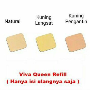 Viva Queen Compact Powder REFILL 12gr Bedak Padat Wajah
