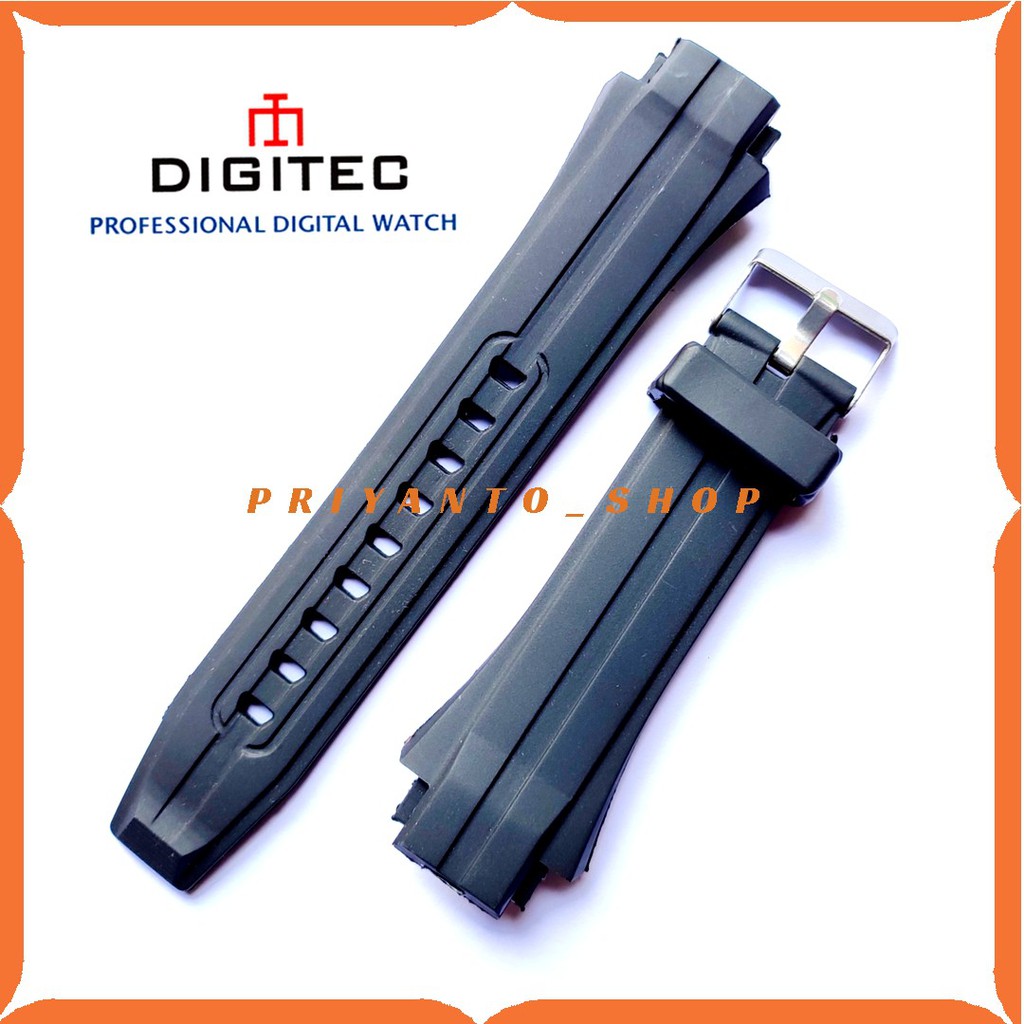 STRAP TALI JAM TANGAN RUBBER WATCH DIGITEC DG 3053 DIGITEC 3053