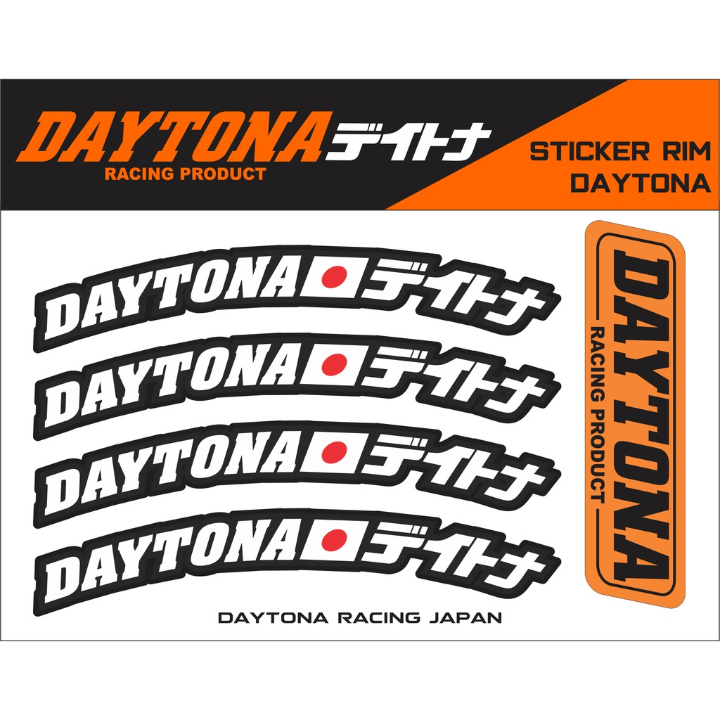 Sticker Velg Daytona